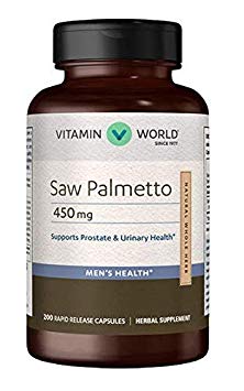 Saw Palmetto 450mg Supports Prostate & Urinary Health 200 Rapid Release Capsules