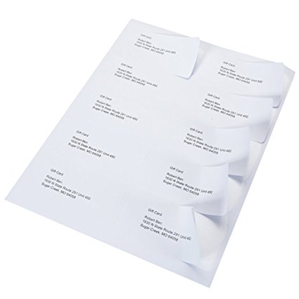 MFLABEL 10-UP 100 Sheets Internet Mailing Shipping Labels 2" x 4" FBA Labels (1000 Labels)