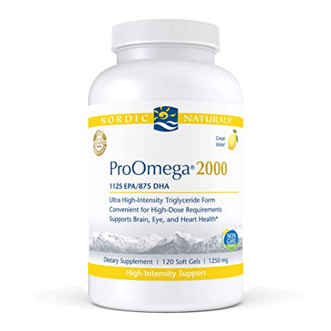 Nordic Naturals ProOmega 2000 Lemon 120 Soft Gels