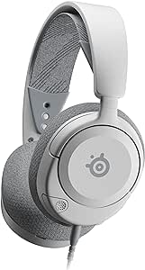 SteelSeries Arctis Nova 1 - Casque de jeu multi-système — Hi-Fi avec pilotes — Son Spatial à 360° — Coussinets d’Oreille à Mousse à Mémoire — Microphone antibruit — PC, PS5, PS4, Switch, Xbox - Blanc