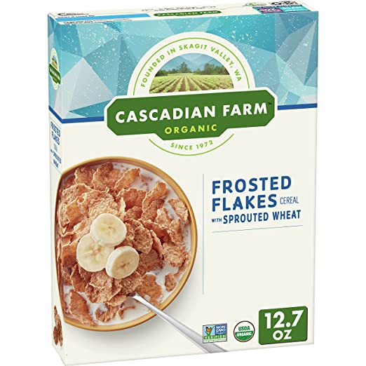 Cascadian Farm Sprouted Frosted Flake Cereal, 14.5 OZ