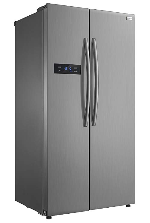 Russell Hobbs American Style Fridge freezer, 90cm wide, Side by Side, A  efficiency, RH90FF176SS- 2 Year Warranty** (stainless steel)