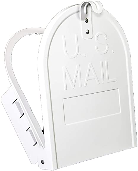 6 1/4 Inch (Width) by 8 Inch (Height) RetroFit "Snap-In" Mailbox Door Replacement - White
