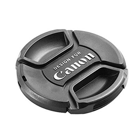 JYC Canon 67Mm Center-Pinch Snap-On Camera Front Lens Cap For Camera 67Mm Lens, Black
