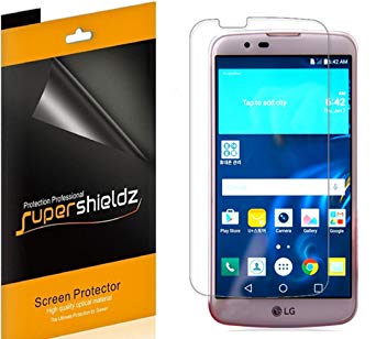 [6-Pack] Supershieldz- Anti-Bubble Clear Screen Protector for LG K10 -Lifetime Replacements Warranty - Retail Packaging