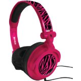 Maxell 190220 AMP-PZ Amplified Heavy Bass Headphones Hot Pink