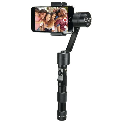 EVO Gimbals EVO SP 3 Axis Gimbal Stabilizer for iPhone 6 and Galaxy S6 Smartphones, Comes with 1 Year USA Warranty, Heavy Duty CNC Alloy Construction