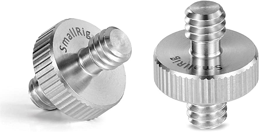 SMALLRIG 1/4 Male to 1/4 Male Threaded Screw Adapter (2PCS) - 828