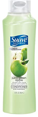 Suave Naturals Conditioner Juicy Green Apple 15 oz (Pack of 2)