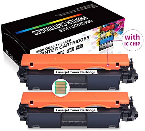 Galada Compatible Toner Cartridge Replacement for HP 17A CF217A for M102w HP Laserjet Pro M102w M102a Laserjet Pro MFP M130nw M130fw M130fn M130a Toner Printers（2 Pack,with chip