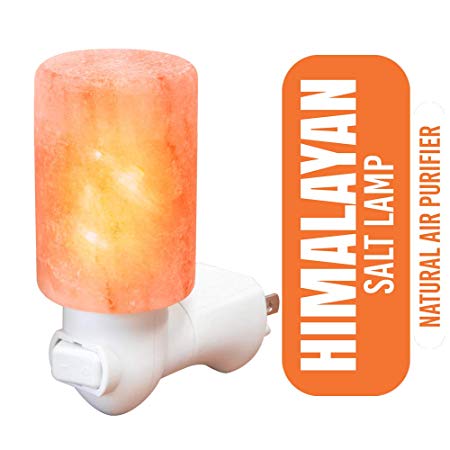 Kingwin HML-110 LED Night Light Salt Lamp With Himalayan Salt Lamp Color Lights - Bedroom Lights For Room Or Bathroom Decorations & Air Purifier