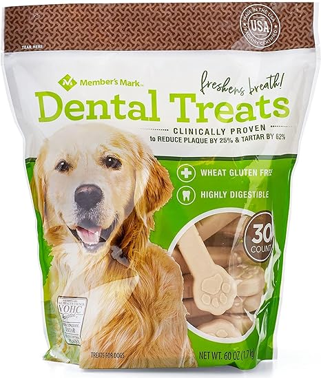 Concord Import Member S Mark Dental Chew Treats for Dogs (30 Ct.) Wholesale, Cheap, Discount, Bulk (1 - Pack), 901567