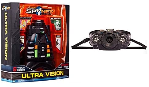 Spy Net Ultra Vision Night Goggles, See Up To 50 Feet In Complete Darkness! With 5 High-Tech Vision Modes, Records Video and Photos