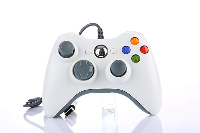 JAMSWALL Game Controller USB Wired Joypad Gamepad Controller For Microsoft Xbox & Slim 360 PC Windows 7 Wired USB Game Controller Gamepad Game Joystick Joypad for Microsoft Xbox 360 & Windows PC