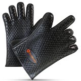 Grill Armor Heat Resistant BBQ Silicone Gloves For Cooking Grilling Baking Smoking - 2 Sizes