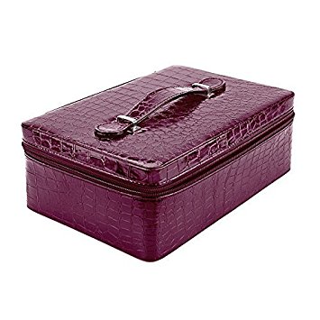 BellaSentials Essential Oils Case, Protect Your Expensive Oils! Dense, Drop-Resistant Foam Insert & Spill-Proof Hard Cover, Holds 40 15ml Aromatherapy Bottles Perfect for Travel - Burgundy