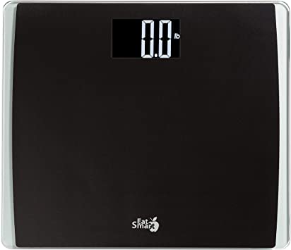 EatSmart Precision High Capacity Scale with Extra Wide Platform, 550 Pound, Black