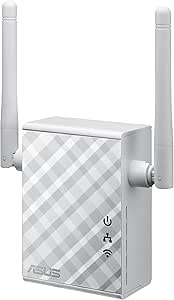 ASUS RP-N12 - Répéteur Wi-FI Extender Wi-FI ASUS N 300 - Compatible BOX Orange - Bouygues Télécom - SFR - Freebox - Routeurs toutes marques