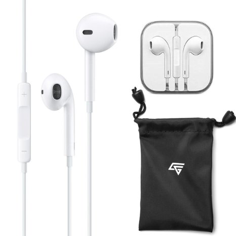 Berskin Earbuds Earphones with Stereo Mic & Remote Control