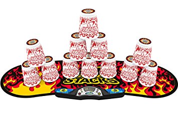 SPEED STACKS Competitor - White Flame w/ Black Flame Mat