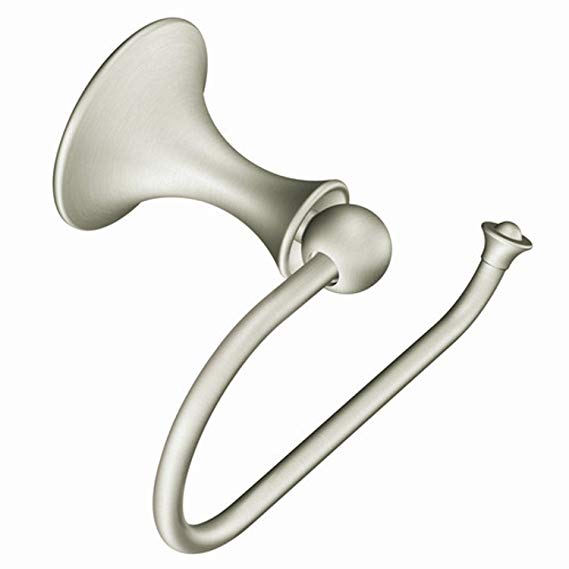 Moen DN7708BN Lounge Toilet Paper Holder, Brushed Nickel