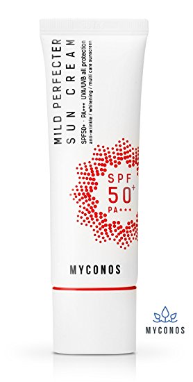 Myconos Day Cream Korean SPF Sun Protection Whitening Moisturizing Anti Wrinkle Anti Aging Multi Care Daily Cream Moisturizer Makeup Base