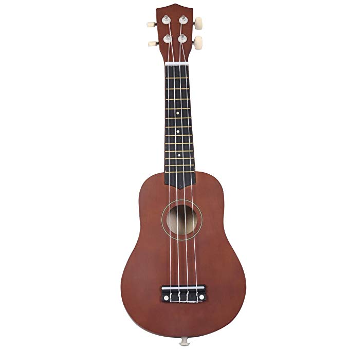 Goplus 21" Acoustic Ukulele Musical Instrument Coffee Professional