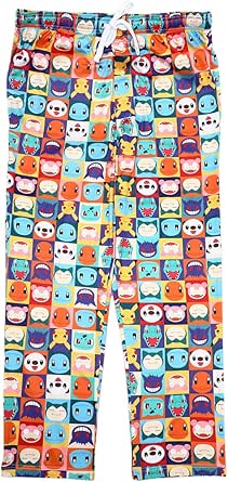 Pokemon Gotta Catch Em All Men's Multi-Colored Sleep Pajama Pants