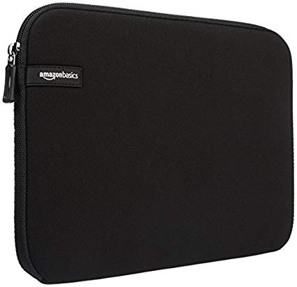 AmazonBasics 14-Inch Laptop Sleeve, Black, 5-Pack