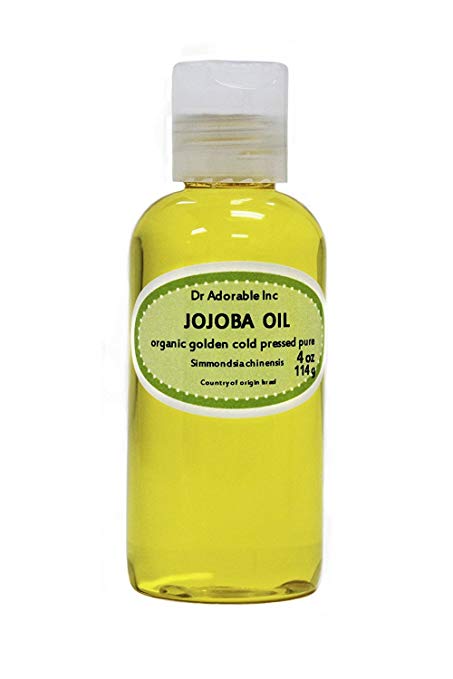 Jojoba Oil Golden Organic 100% Pure By Dr.Adorable 4 Oz