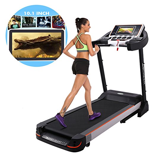 10.1 Inch WIFI Large Color Touch Screen 3.0 HP Folding Treadmill Z5500 Health Fitness Training Equipment