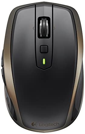 Logitech MX Anywhere 2 Wireless Mobile Mouse – Track on Any Surface, Bluetooth or USB Connection, Easy-Switch up to 3 Devices, Hyper-fast Scrolling