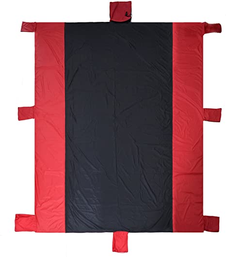 Paladineer Nylon Beach Picnic Blanket Lightweight Quick Drying Family Use Oversize 9.5"7.2"