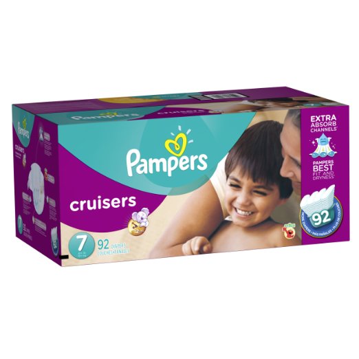 Pampers Cruisers Diapers Economy Plus Pack Size 7 92 Count