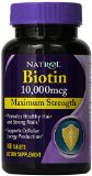 Biotin 10000mcg Maximum Strength100ct Pack of 2