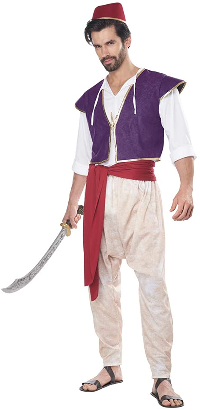 Mens Arabian Folk Hero Costume