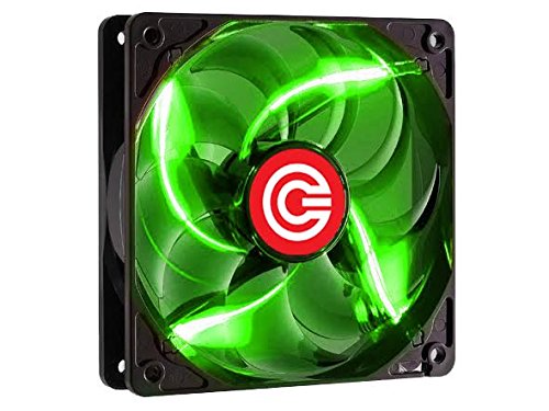 Circle Stay Cool CG-12 120MM Green LED Case Cabinet Fan