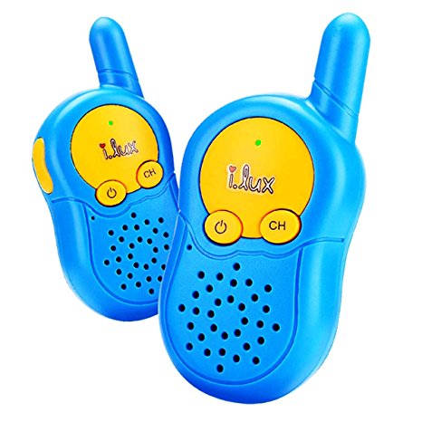 Walkie Talkies for Kids 3 Channel Long Range Durable Two Way Radio Up to Use 3 Miles Easy To Use(Sky Blue)