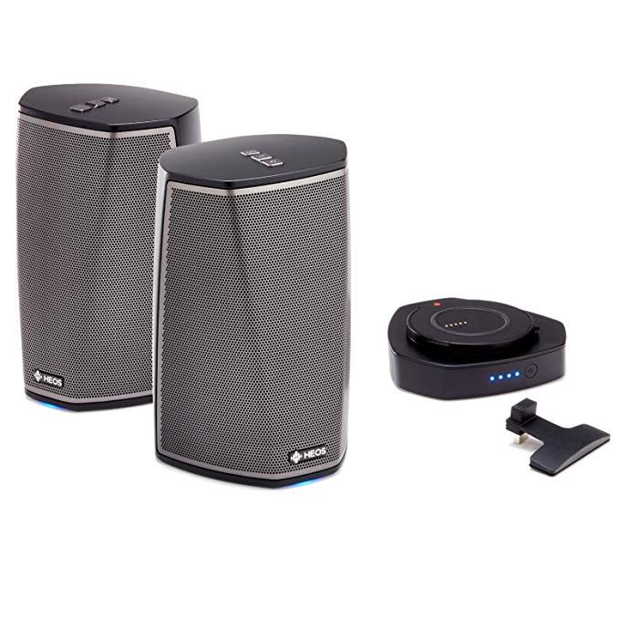 Denon Wireless Audio Multiroom Digital Music System, Black (HEOS1 Plus 1 Plus GOBK) - HEOS1 1 GOBK