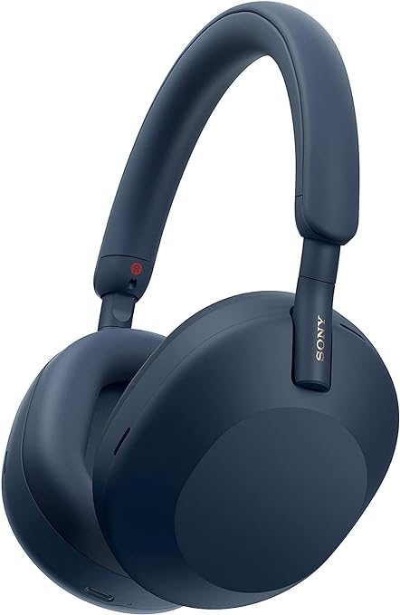 Sony WH-1000XM5L Noise Canceling Wireless Headphones - 30hr Battery Life - Over-Ear Style - Optimized for Alexa and Google Assistant - Built-in mic for Calls - Midnight Blue