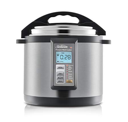 Sunbeam 6L Electronic Aviva Pressure Cooker, Stainless Steel