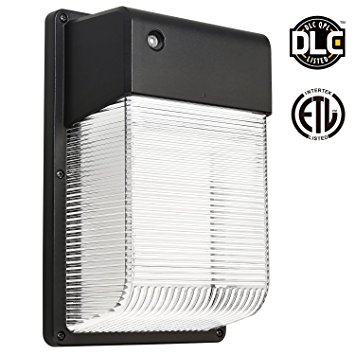 16W Dusk to Dawn LED Wall Pack, Photocell Outdoor LED Wall Mount Light, 150W Equivalent, 1500 Lumens, DLC Qualified, ETL-listed Exterior Security Lighting, Garage, Garden, Yard