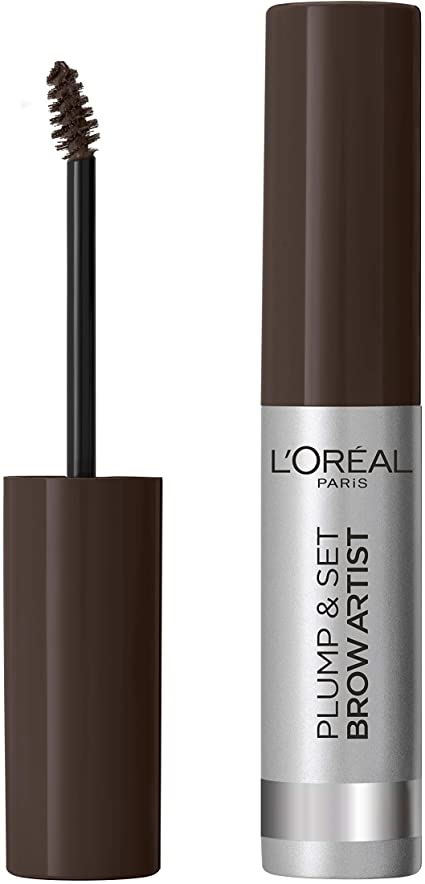 L'Oreal Paris Brow Artist Eyebrow Gel, Plump and Set, 108 Dark Brunette, 0.1 kg