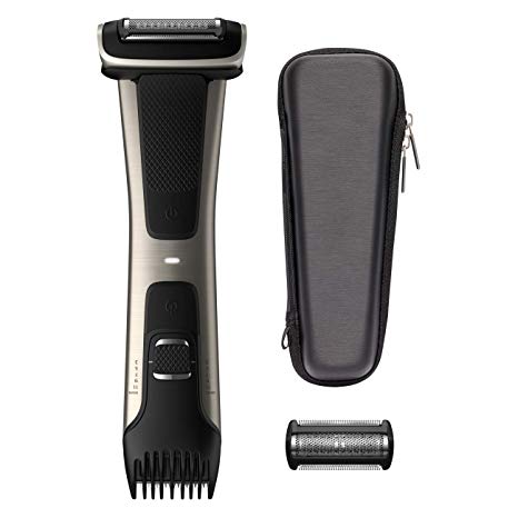 Philips Norelco Bodygroomer BG7040/42 - skin friendly, showerproof, body trimmer and shaver with case and replacement head