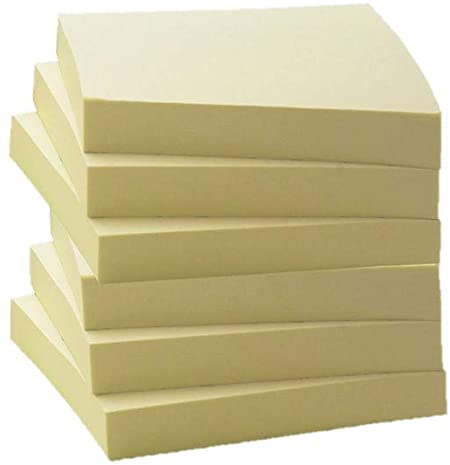 975 Supply 3 x 3 Yellow Sticky Notes - 6 Pads