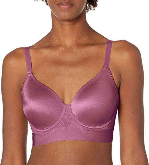 Bali One Smooth U Underwire Bra, Full-Coverage Bra, Smoothing T-Shirt Bra, Max Support Underwire with Bounce Control