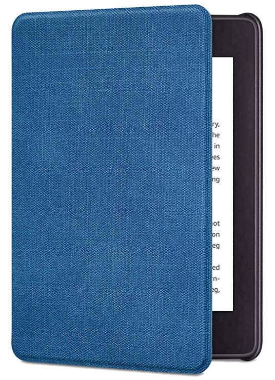 Kindle Paperwhite 2018 Case - HOTCOOL Thinnest Lightest Smart Water-Safe Fabric Cover for Amazon Kindle Paperwhite (10th Generation-2018), Denim Navy Blue
