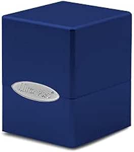 Ultra Pro E-15586 Satin Cube Deck Box-Pacific Blue, No Pattern