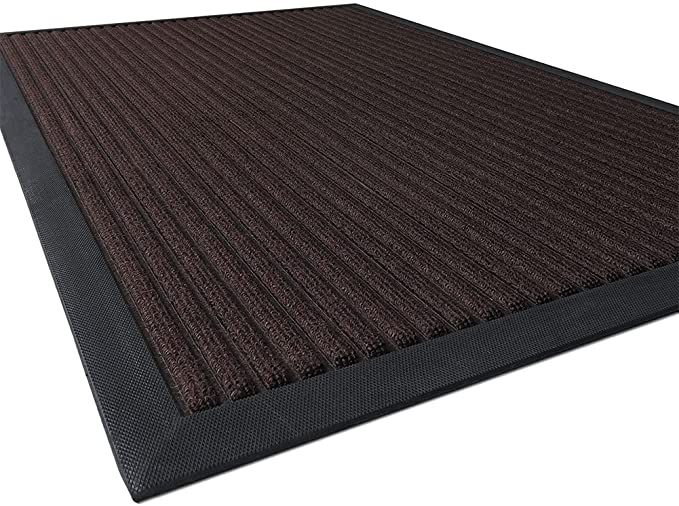 MontVoo-Door Mat Outdoor Indoor Entrance Doormats-Thick Absorbent