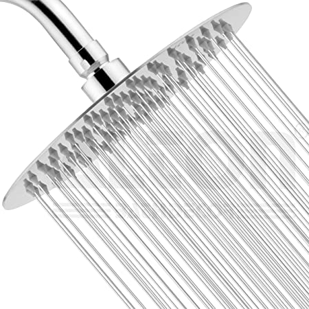 ALTON Stainless Steel, Metal, Silicone 6 inch Overhead Shower, Silver, Polished Finish